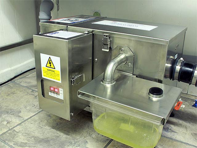 Vidange de bac à graisse